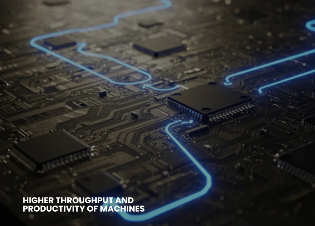 demonstration of high powered computer system. computer chips powering supercomputers