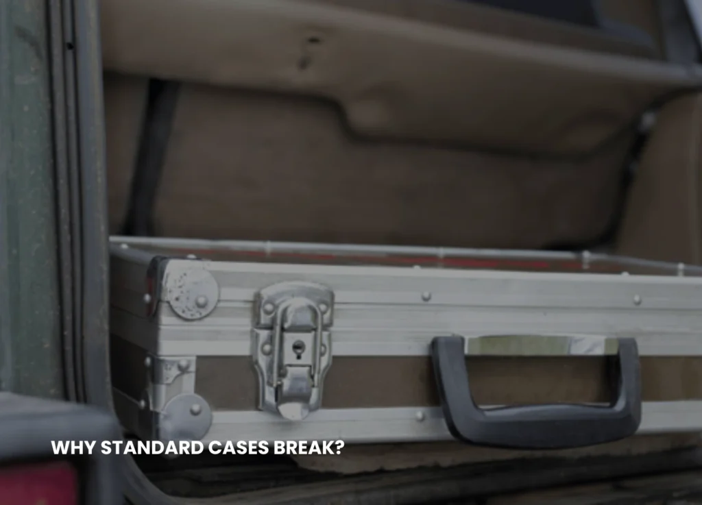 standard road case / suitcase for carrying clothes