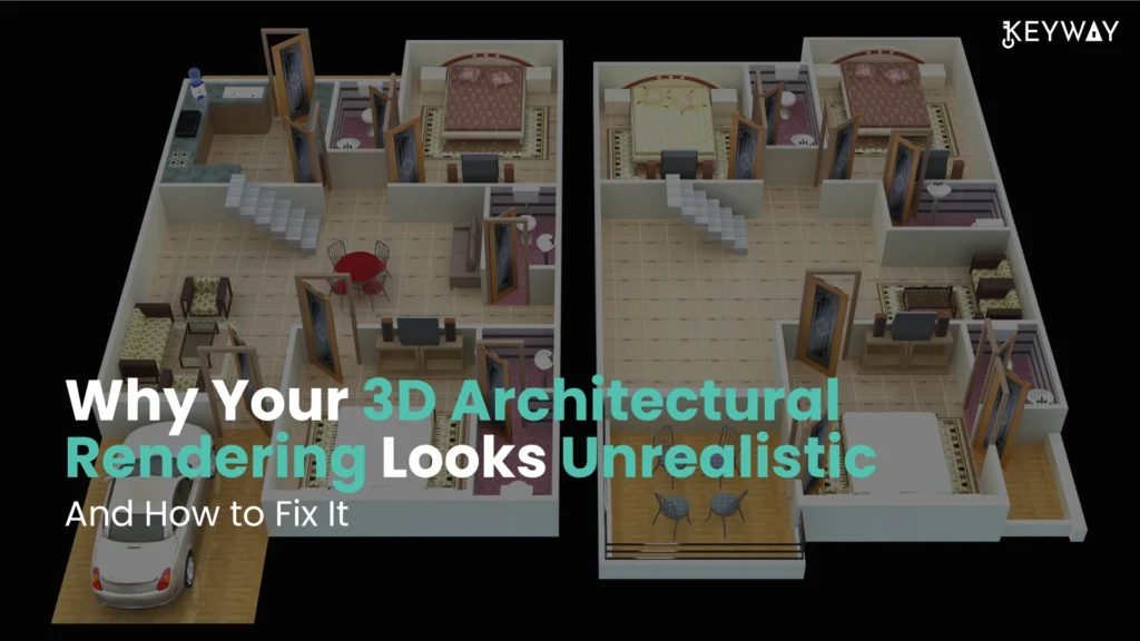 architectural rendering of a house design