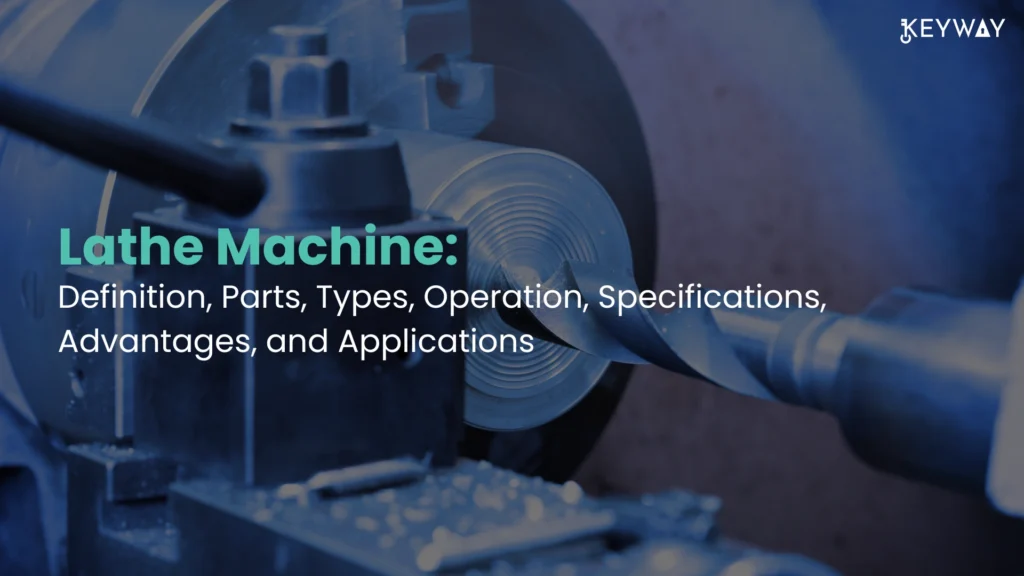 LATHE MACHINE OPERATING ON A MECHANICAL PART